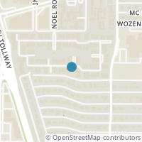Map location of 12423 Montego Plz, Dallas TX 75230