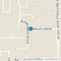 Map location of 811 Runnymede Road, Keller, TX 76248