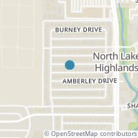 Map location of 9718 Windham Drive, Dallas, TX 75243