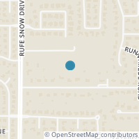 Map location of 1001 Simmons Drive, Keller, TX 76248