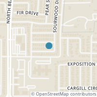 Map location of 4633 Matthew Drive, Fort Worth, TX 76244