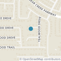 Map location of 1604 Tealwood Court, Keller, TX 76248
