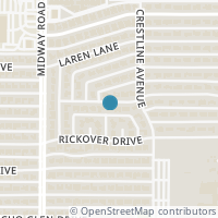 Map location of 4324 Twin Post Road, Dallas, TX 75244