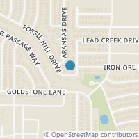Map location of 10400 Fossil Hill Dr, Fort Worth TX 76131