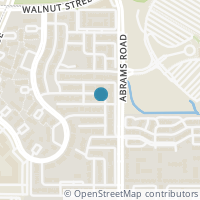 Map location of 9328 Chimney Corner Lane, Dallas, TX 75243