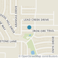 Map location of 416 Iron Ore Trl, Fort Worth TX 76131