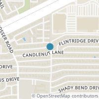 Map location of 3973 Candlenut Lane, Dallas, TX 75244