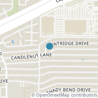 Map location of 4016 Flintridge Drive, Dallas, TX 75244