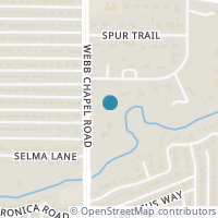 Map location of 12800 Webb Chapel Road, Farmers Branch, TX 75234