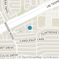 Map location of 4214 Rosser Square, Dallas, TX 75244
