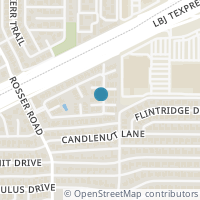 Map location of 4210 Rosser Square, Dallas, TX 75244