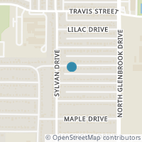 Map location of 852 Dent St, Garland TX 75040