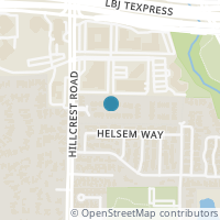 Map location of 12660 Hillcrest Rd #9104, Dallas TX 75230