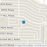 Map location of 4829 Mill Creek Pl, Dallas TX 75244