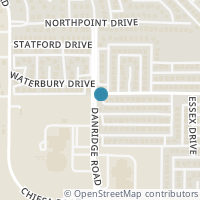 Map location of 7402 Amesbury Ln, Rowlett TX 75089