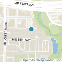 Map location of 12680 Hillcrest Road #3206, Dallas, TX 75230