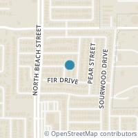 Map location of 4541 Hickory Meadows Lane, Fort Worth, TX 76244