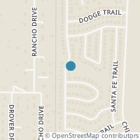 Map location of 809 Western Trail, Keller, TX 76248
