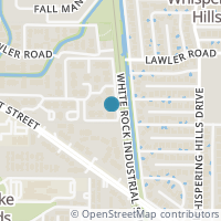 Map location of 9821 Walnut Street #301, Dallas, TX 75243
