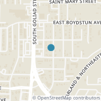 Map location of 808 Sam Houston Street, Rockwall, TX 75087