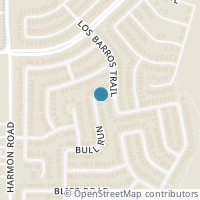 Map location of 10132 Bull Run, Fort Worth TX 76177
