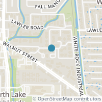 Map location of 9809 Walnut Street #208, Dallas, TX 75243