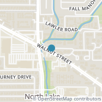 Map location of 9837 Walnut St #107, Dallas TX 75243