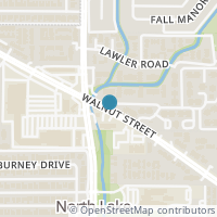 Map location of 9835 Walnut St #R208, Dallas TX 75243