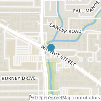 Map location of 9831 Walnut St #204, Dallas TX 75243