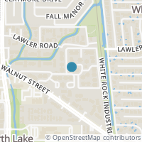 Map location of 9821 Walnut Street #K102, Dallas, TX 75243