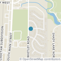 Map location of 204 Canyon Court, Keller, TX 76248
