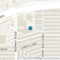 Map location of 12818 Midway Road #1070, Dallas, TX 75244