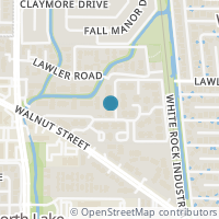 Map location of 9823 Walnut Street #L205, Dallas, TX 75243