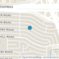 Map location of 4927 Forest Bend Road, Dallas, TX 75244