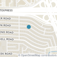 Map location of 4928 Mill Run Road, Dallas, TX 75244