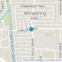 Map location of 10114 Lawler Rd, Dallas TX 75243