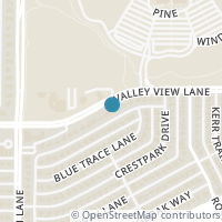Map location of 13207 Pennystone Drive, Farmers Branch, TX 75244