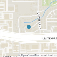 Map location of 6214 Twin Oaks Cir, Dallas TX 75240