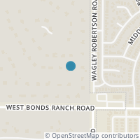 Map location of 901 Chalk Hill Lane, Haslet, TX 76052