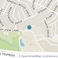 Map location of 7245 Valley View Pl, Dallas TX 75240