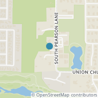 Map location of 404 S Pearson Lane, Keller, TX 76248
