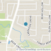 Map location of 1523 Southfork Drive, Keller, TX 76248
