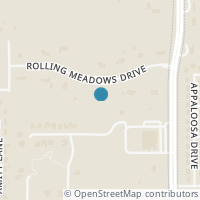 Map location of 2705 Rolling Meadows Dr, Rockwall TX 75087