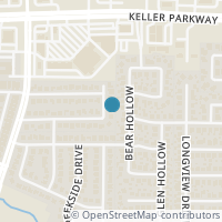 Map location of 271 Meadowside Drive, Keller, TX 76248