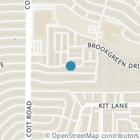 Map location of 13802 Brookgreen Drive, Dallas, TX 75240