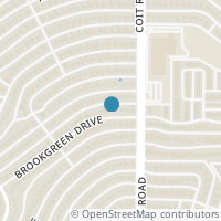 Map location of 13555 Brookgreen Drive, Dallas, TX 75240