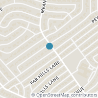 Map location of 13693 Peyton Drive, Dallas, TX 75240