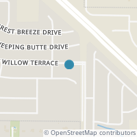 Map location of 817 Basket Willow Terrace, Fort Worth, TX 76052