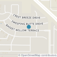 Map location of 920 Basket Willow Terrace, Fort Worth, TX 76052