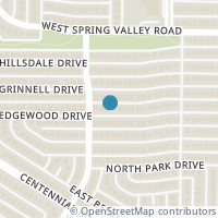 Map location of 1005 Edgewood Dr, Richardson TX 75081
